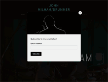 Tablet Screenshot of johnmilham.com